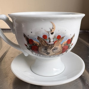 Hendrick's Gin tea cup and saucer