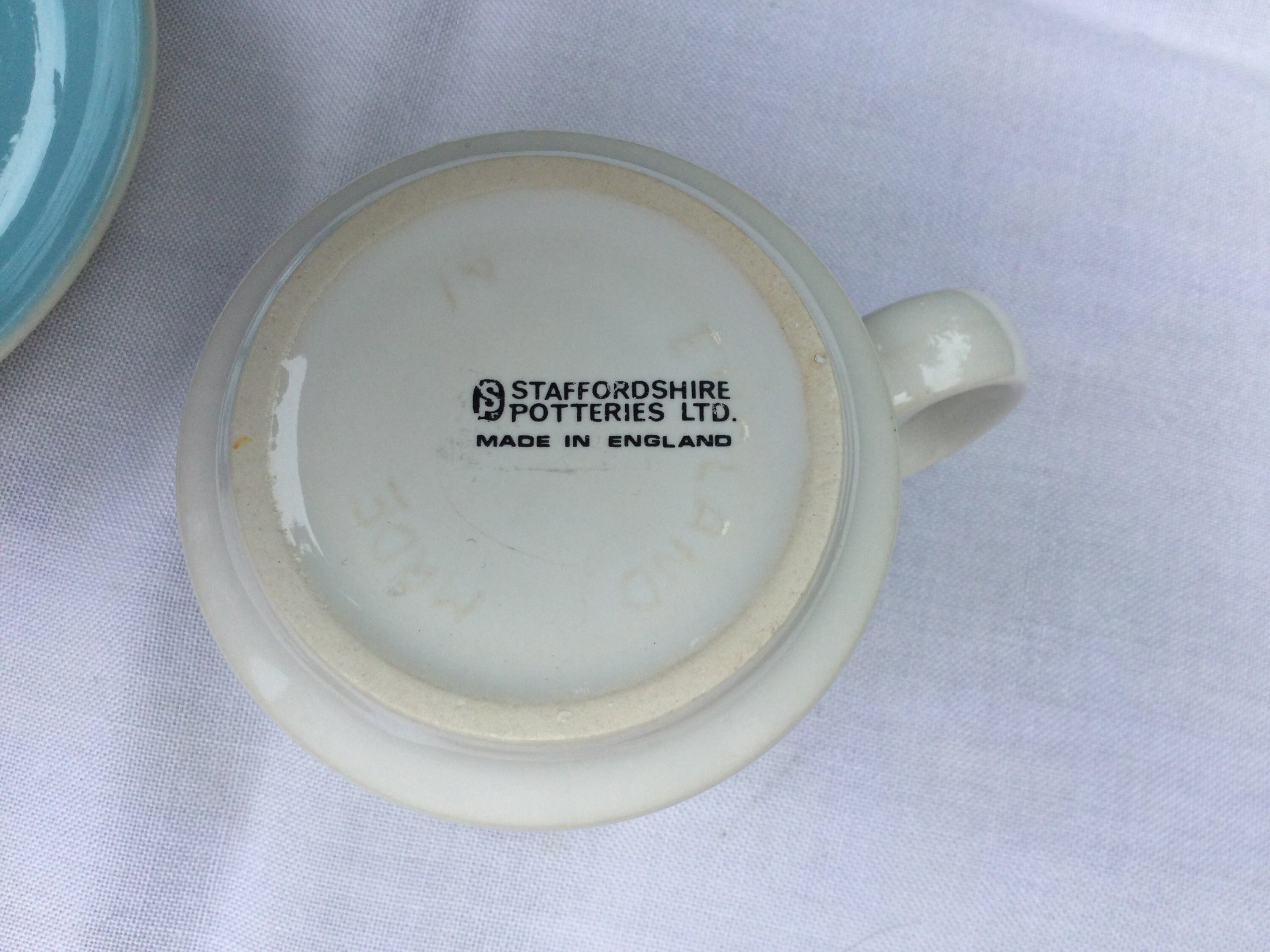 STAFFORDSHIRE POTTERES LTD カップ&ソーサー staffordshire tea cup