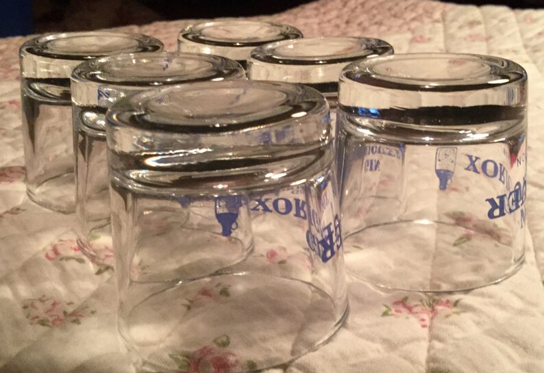 Four Xoriguer Gin Shot Glasses Etsy