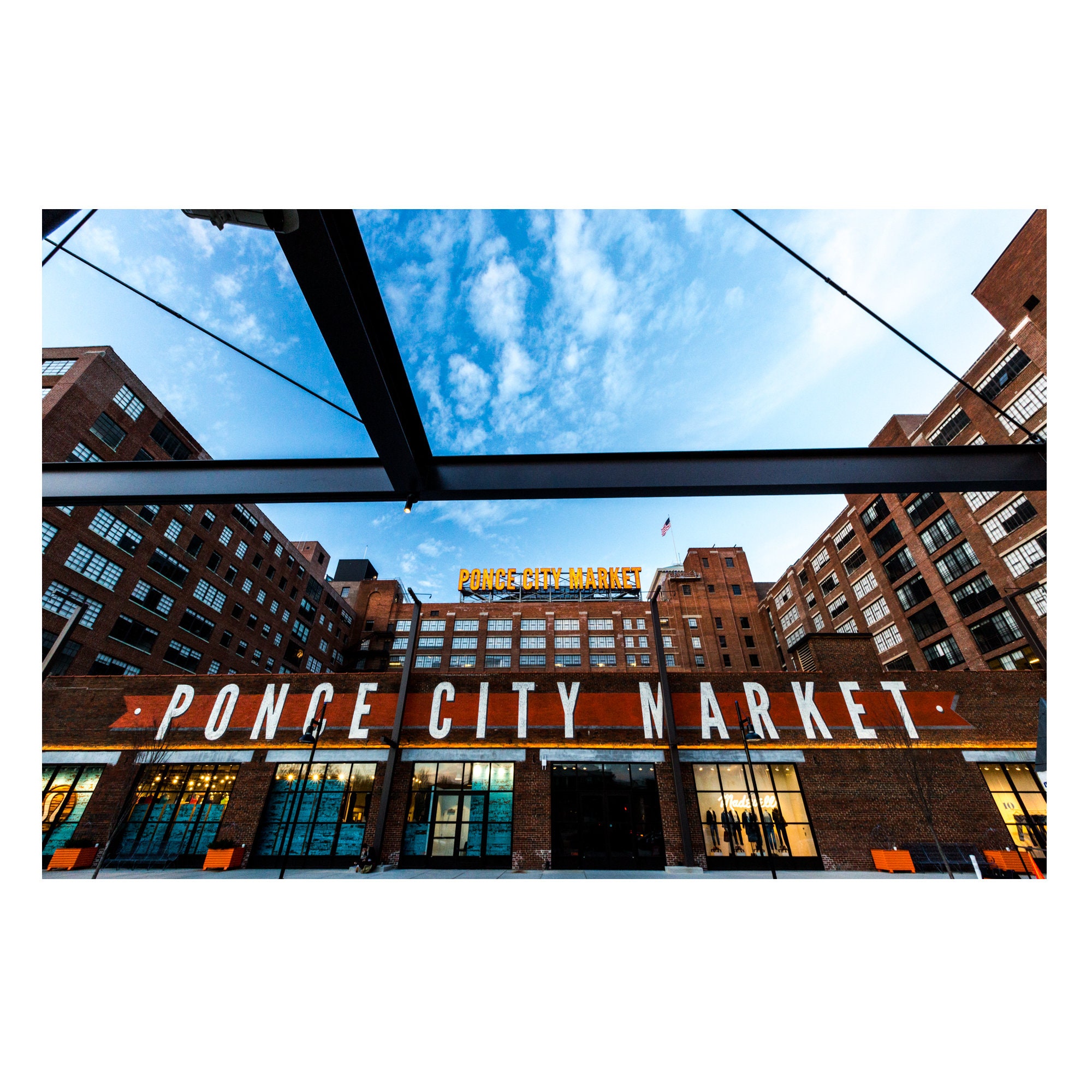 Atlanta Art Photography Ponce City Market Sear Roebuck Building, Atlanta  Office Art Photography Wall Decor Home Office Photo Print