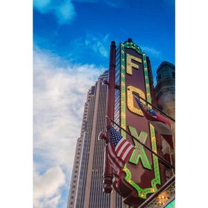 Atlanta Photography Fox Theater Downtown Office Wall Art Atl Landmark Large Print Home Restaurant Decor Historic Photo