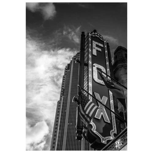 Atlanta Art Photography Fox Theater Black and White Etsy