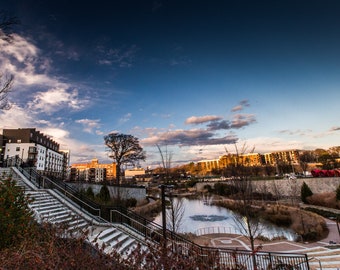 Atlanta Art Photography View Photo Atlanta Beltline Ponce City Market View, Urban Landscape Wall Art Home Office Decor