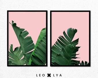 banana leaf art etsy