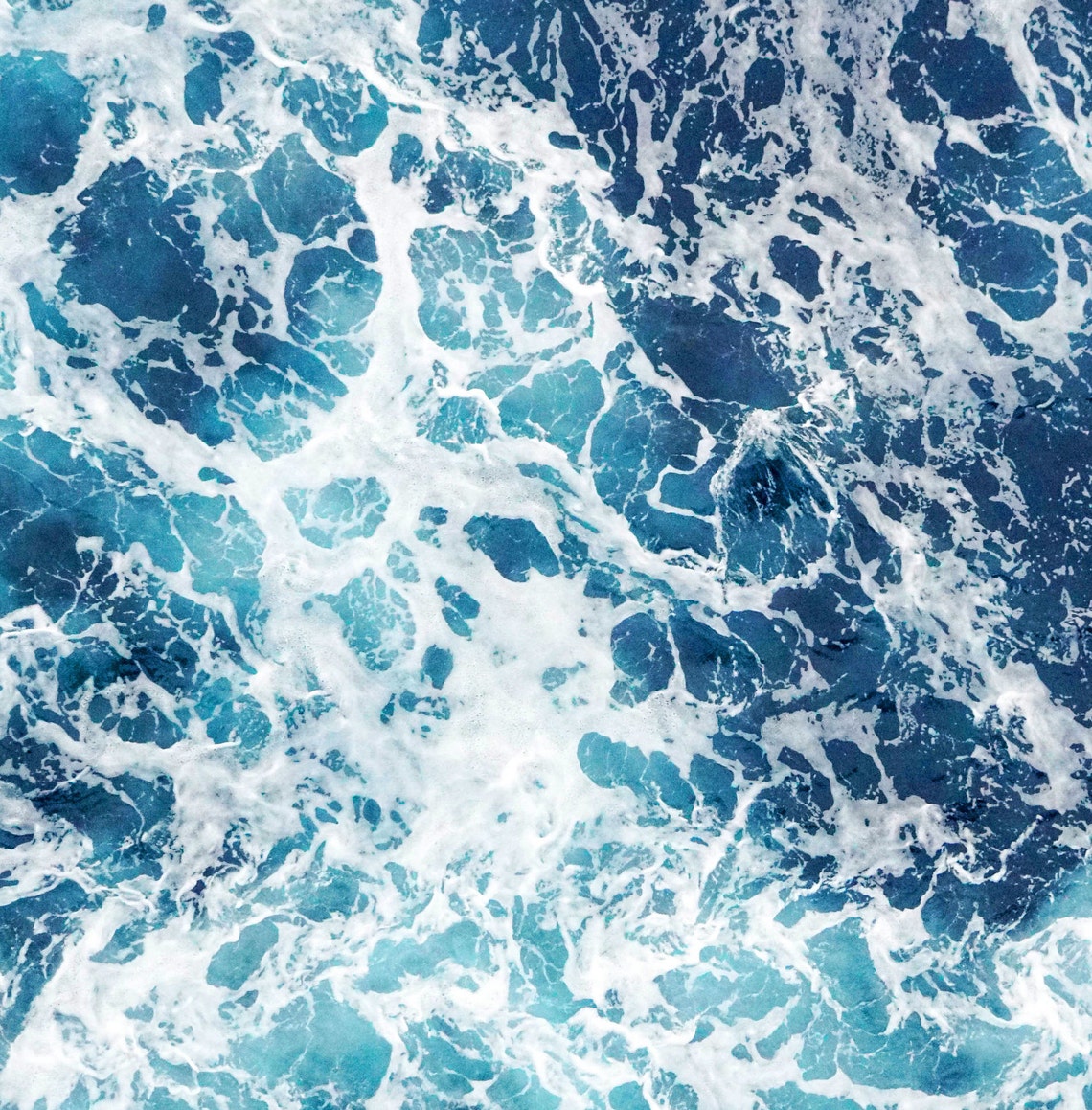 Ocean Printed Sea Wall Art, Waves Print, Ocean Print, Sea Print, Beach Wall Decor ...