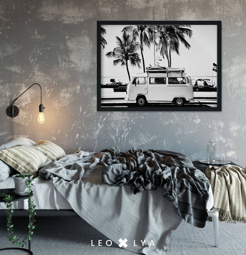 VW Camper Van Artwork VW Camper Van Wall Art Volkswagen Etsy Canada