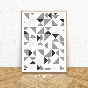 Geometric Print, Minimalist Print, Abstract Wall Art, Digital Download,  Printable Wall Art, Scandinavian Decor, Instant Download
