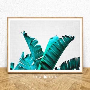 Palm Leaf Print, Palm leaf, Tropical Leaf Print, Palm Leaf Art, Tropical Print, Leaf Print, Banana Leaf Print, Banana Leaf, Tropical Leaves