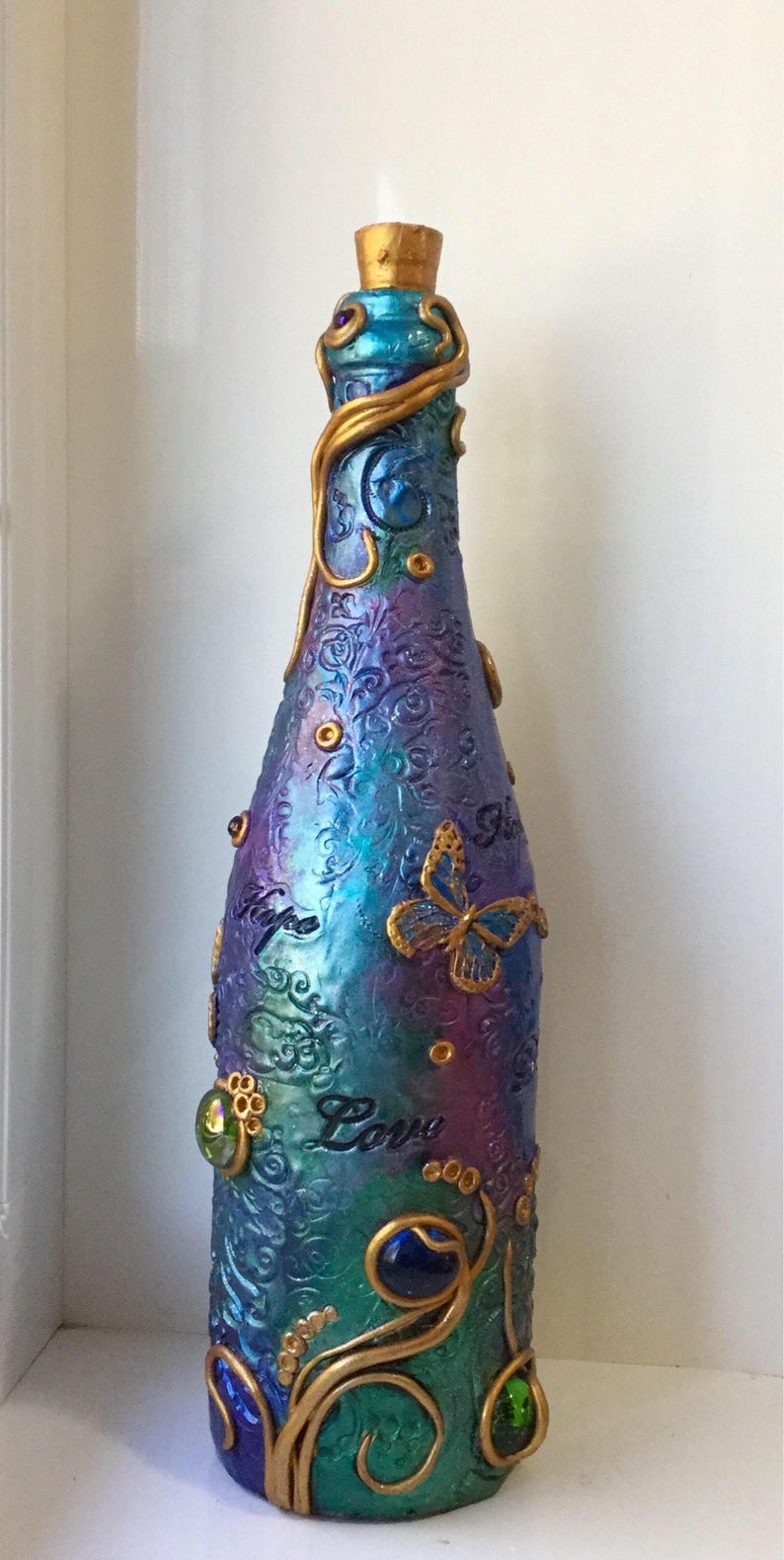 Glass Bottle Clay Art imgAbbey
