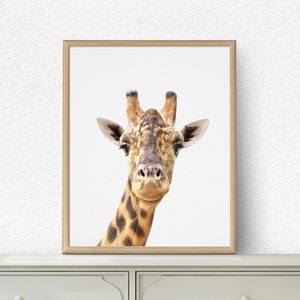 Giraffe Print, Safari Nursery Print, Safari Nursery Decor, Safari Nursery Art, African Animal, African Decor, Giraffe Wall Art, Kids Room