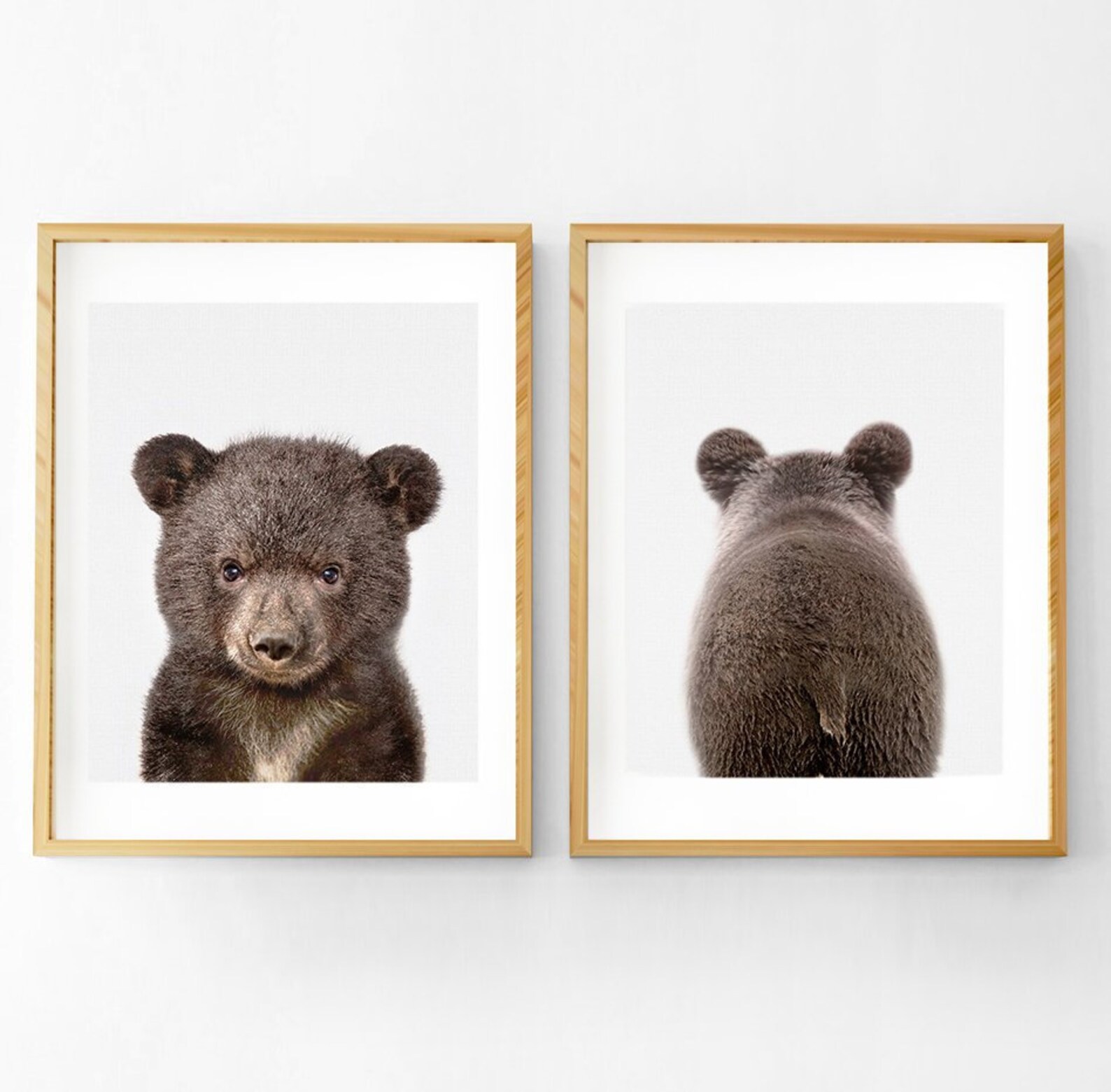 Baby Bear Baby Animal Prints Nursery Animal Print Printable Etsy UK