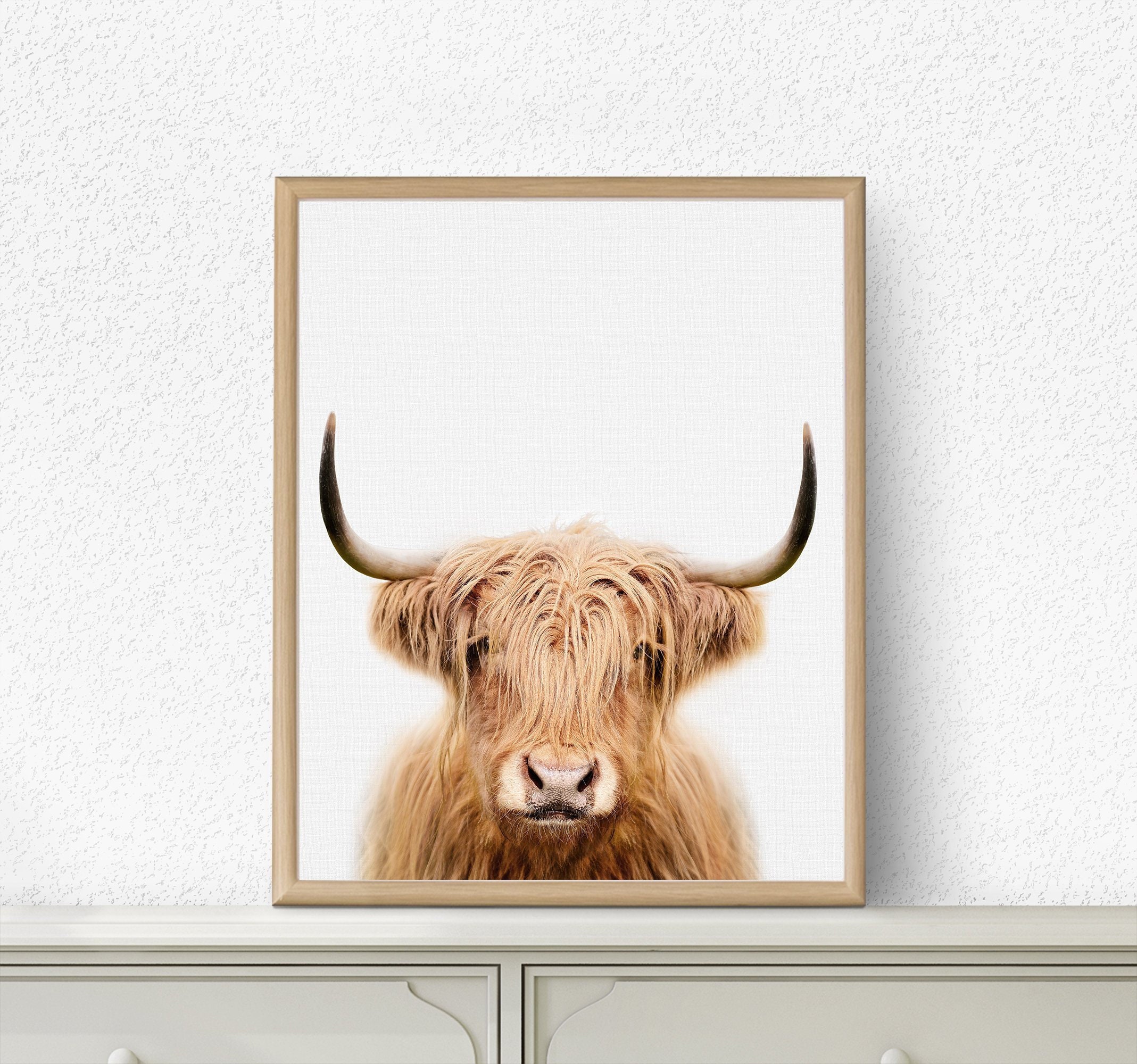 Highland Cow Print Cow Wall Art Highland Cow Wall Art Cow Etsy Australia