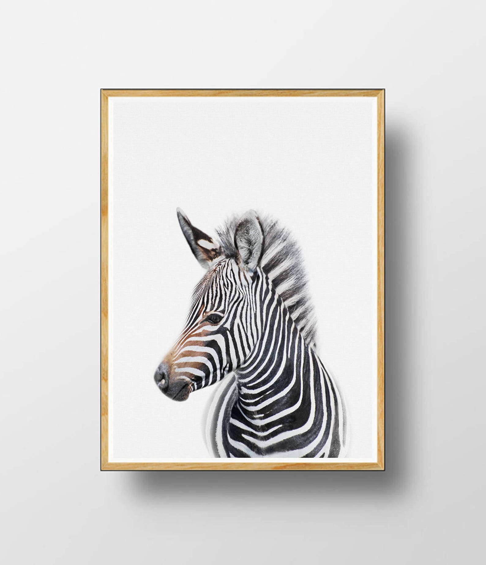 Baby Animal Safari Prints Printable Baby Animal Nursery Etsy