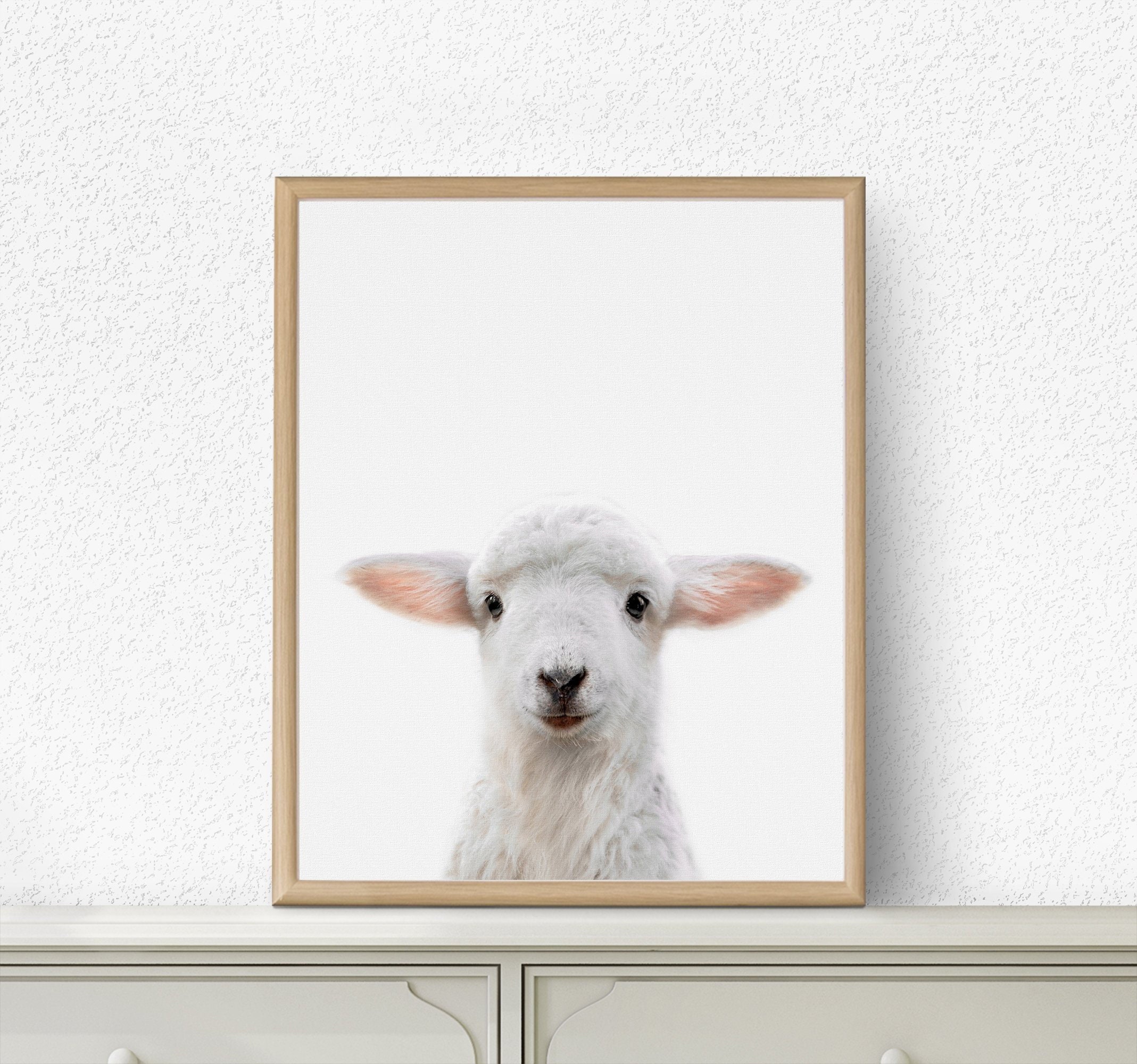 Lamb Print Nursery Lamb Nursery Animals Nursery Animal | Etsy