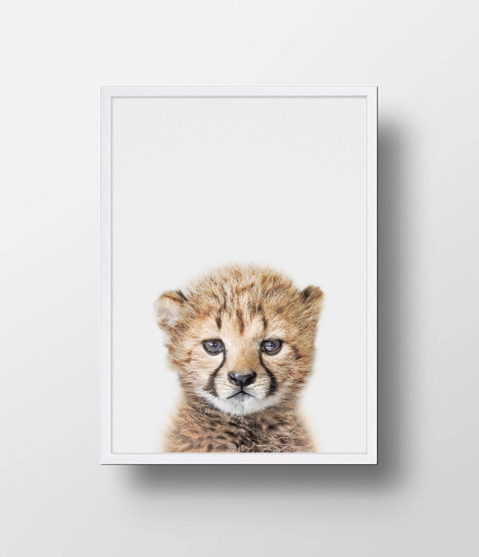 Cheetah Cub Print Cheetah Print Nursery Decor African Etsy