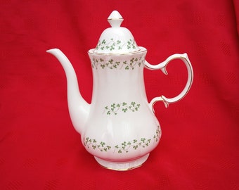 Cafetière Royal Tara, Porcelaine fine de Galway, Irlande