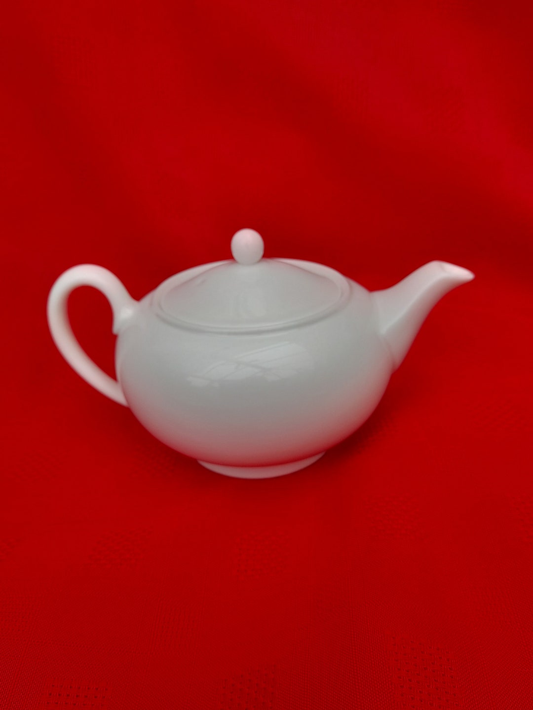 Vintage Wedgwood Teapot Pure White Etsy