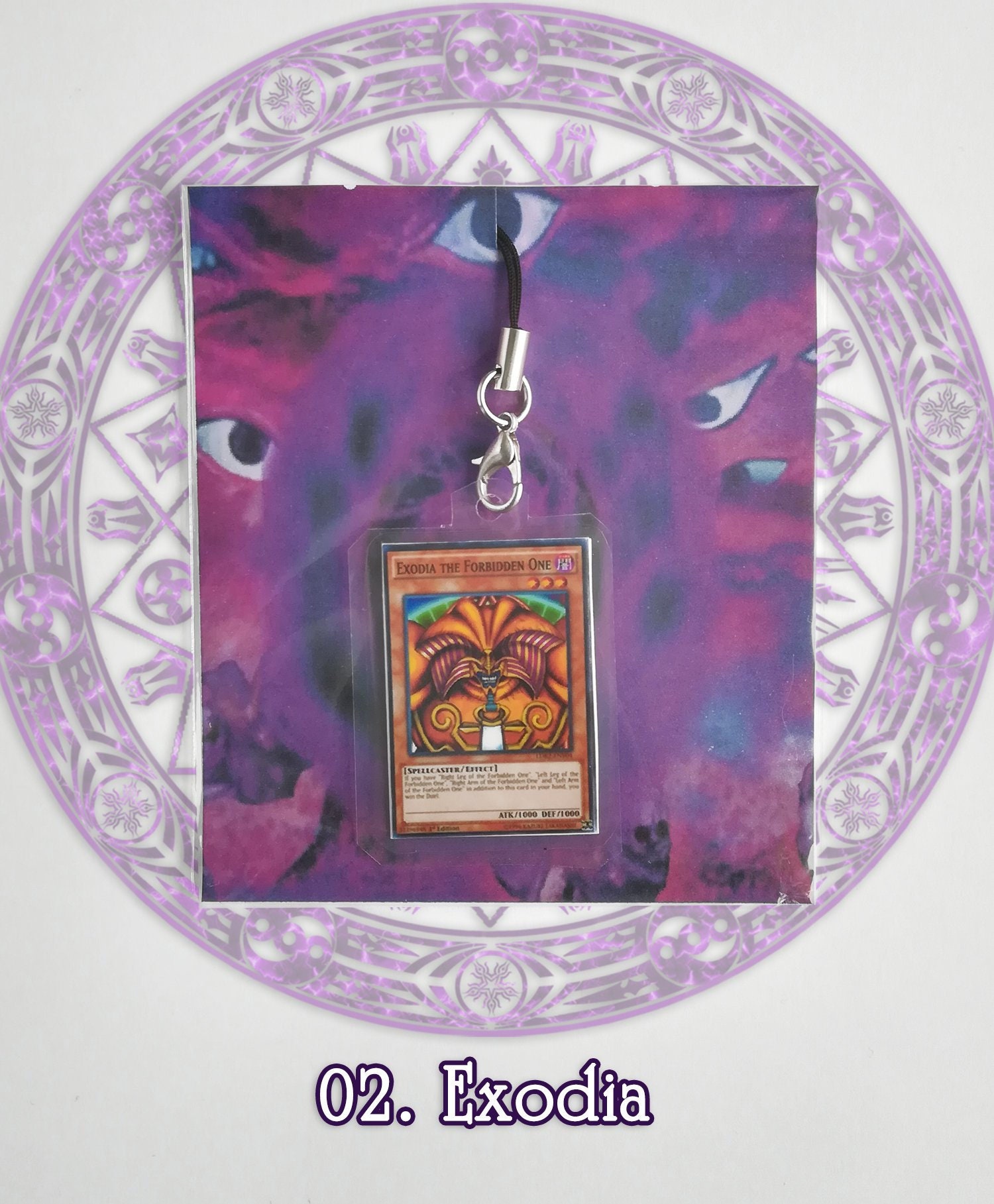 Exodia Yugioh Laminated Card Keychain / Charm / Phone Strap Etsy