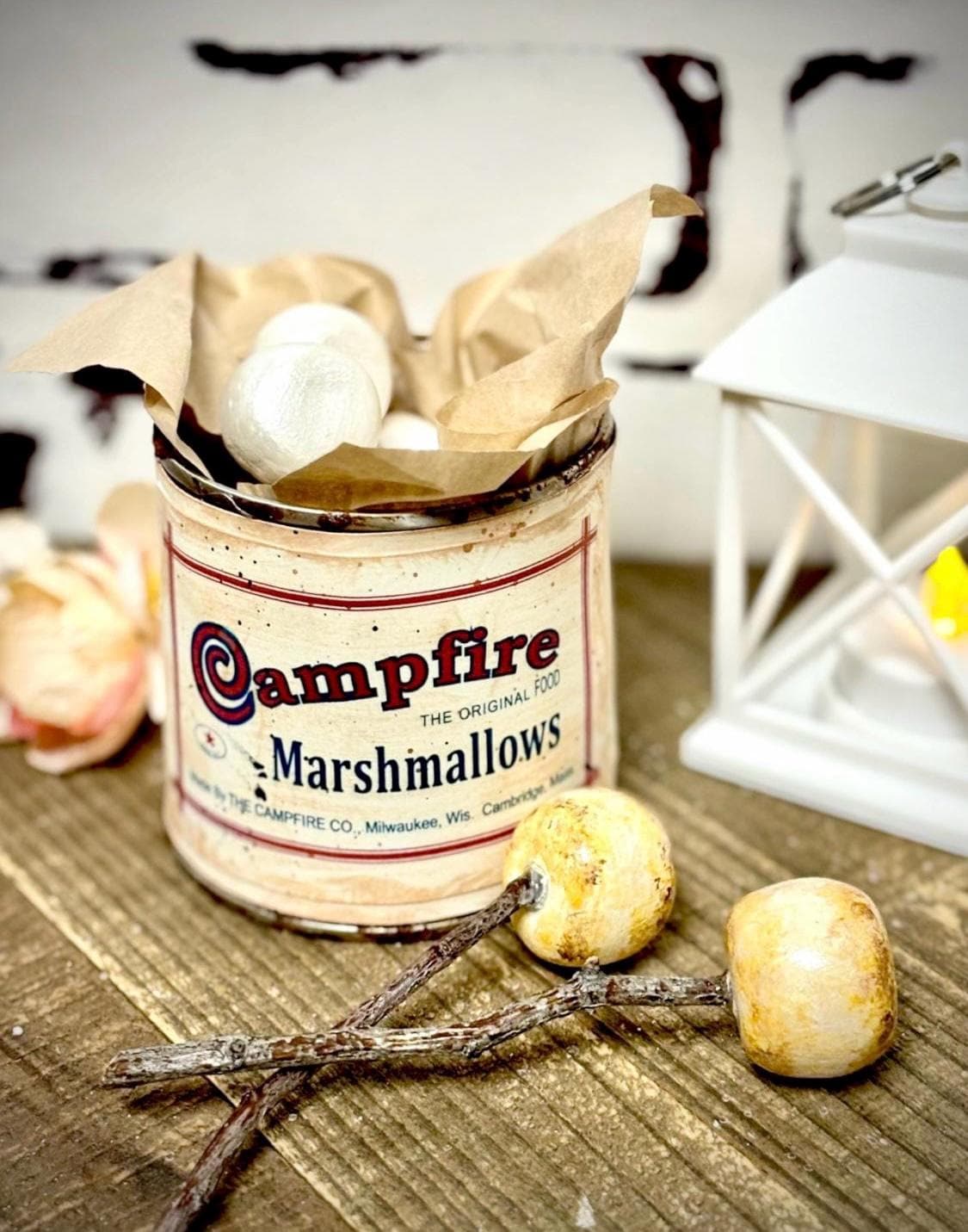 Campfire Marshmallow Tin - Etsy