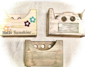 Rustic Wood storage box, organizer