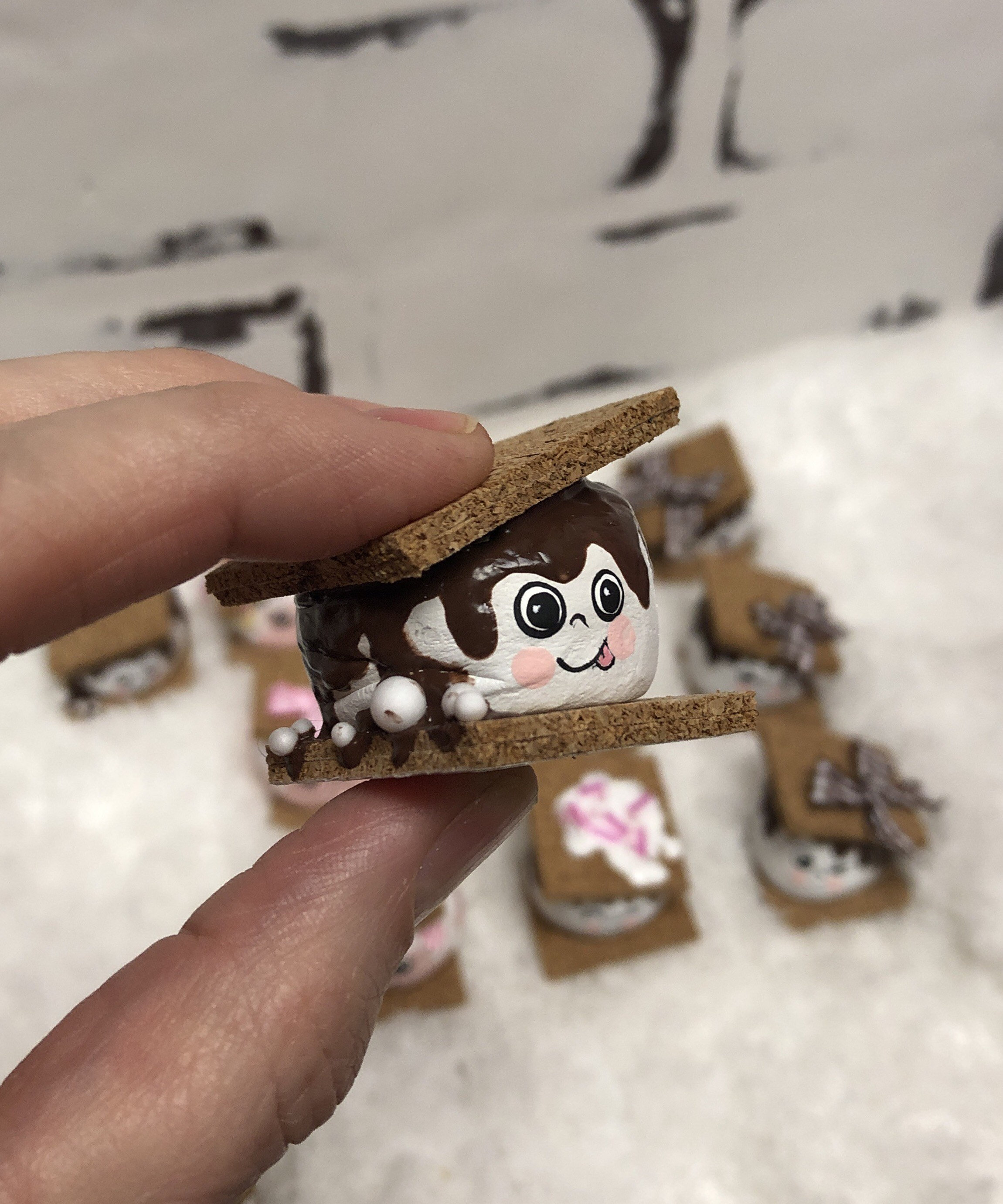 Mini S’mores, the Original Smoosh Family, Faux S’mores, Marshmallow ...
