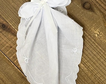 Handkerchief doll, church doll, vintage style hanky doll, old fashioned