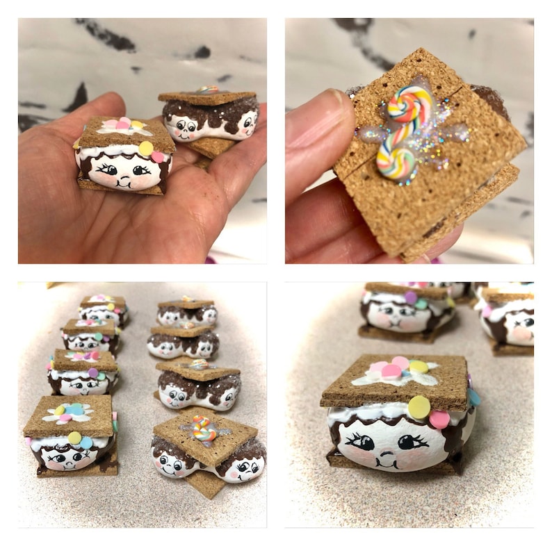 Mini S’mores, the Original Smoosh Family, Faux S’mores, Marshmallow ...