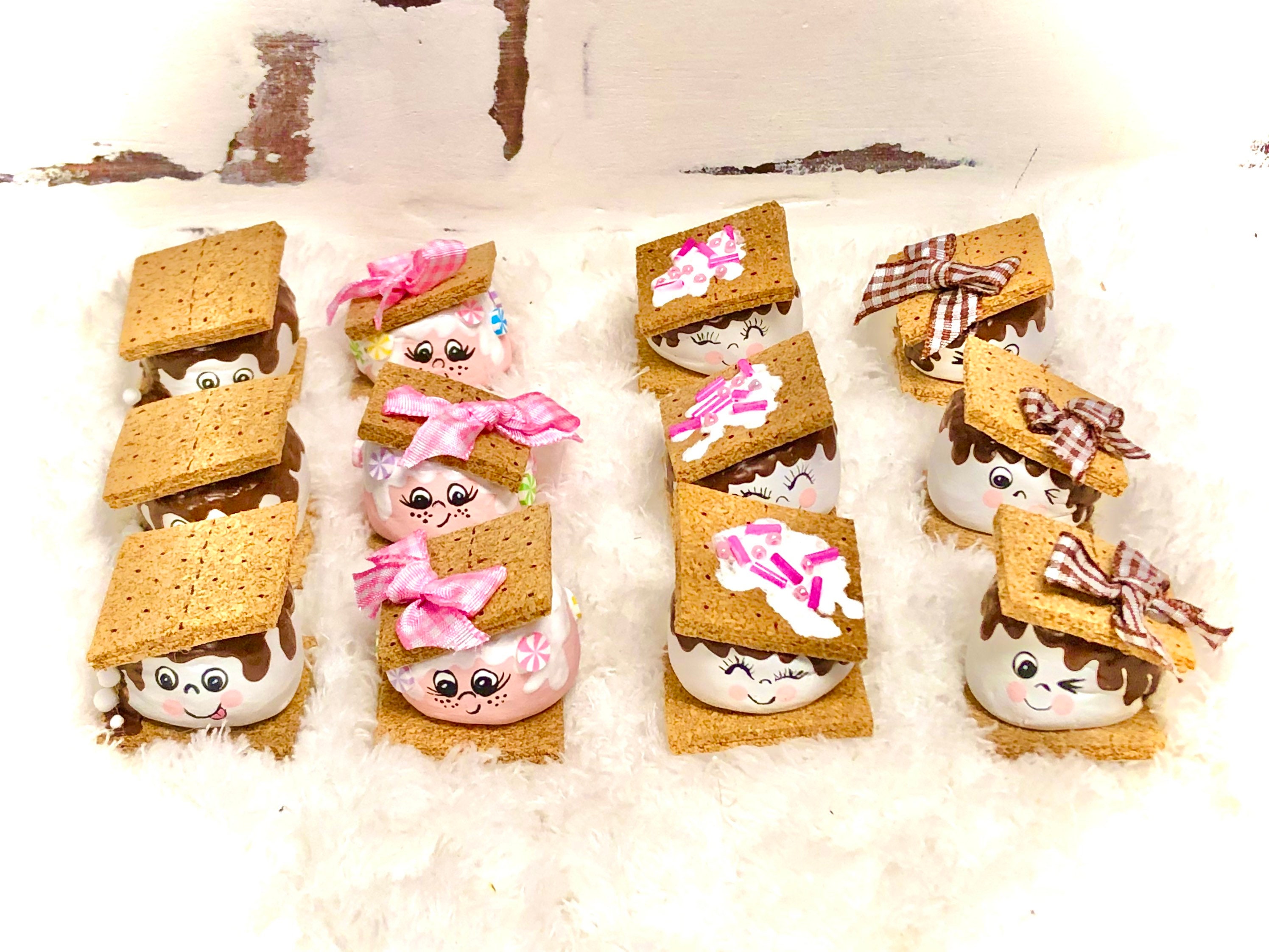 Mini S’mores, the Original Smoosh Family, Faux S’mores, Marshmallow ...