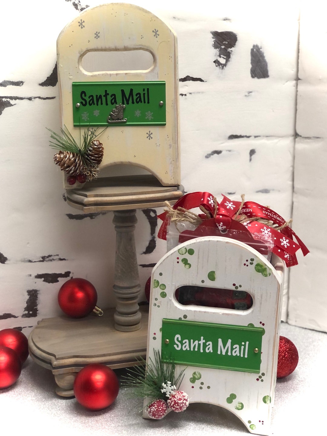 Santa Post Box Note Santa Mailbox, Letters for Santa, Christmas Decor, North Pole Mail ...
