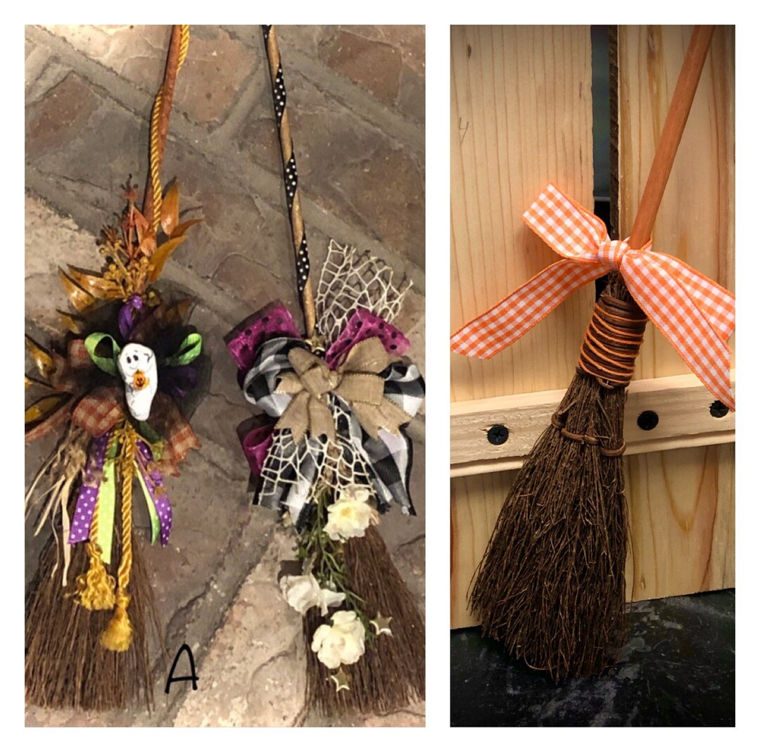 WITCHES BROOM, Door Decor, Wall Decor, Farmhouse , Rustic Decor ...