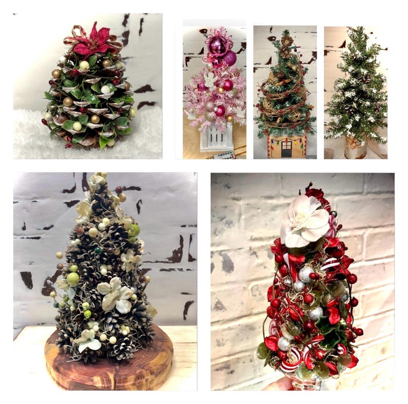 Christmas Trees Display Box, Candy Tray, Triangle Trees, Card Holder, 7