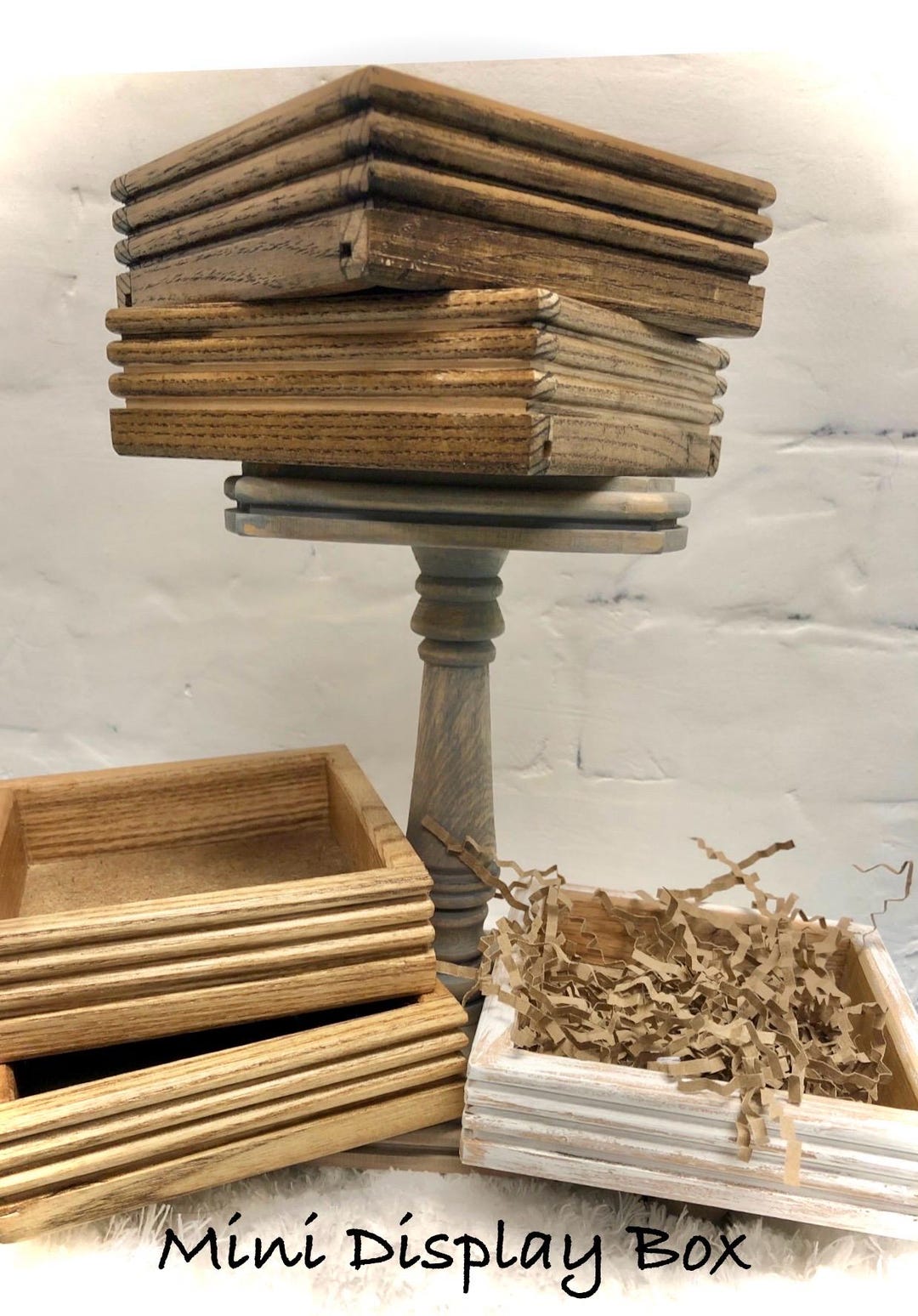 Small Display Box, Rustic, Little Wood Tray, Reclaimed Wood, Catch All ...