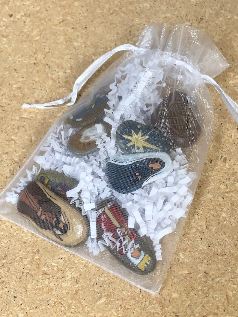 Orbansa Rocks NATIVITY STORY STONES, Hand Painted Rocks, 9 Piece Set - Etsy