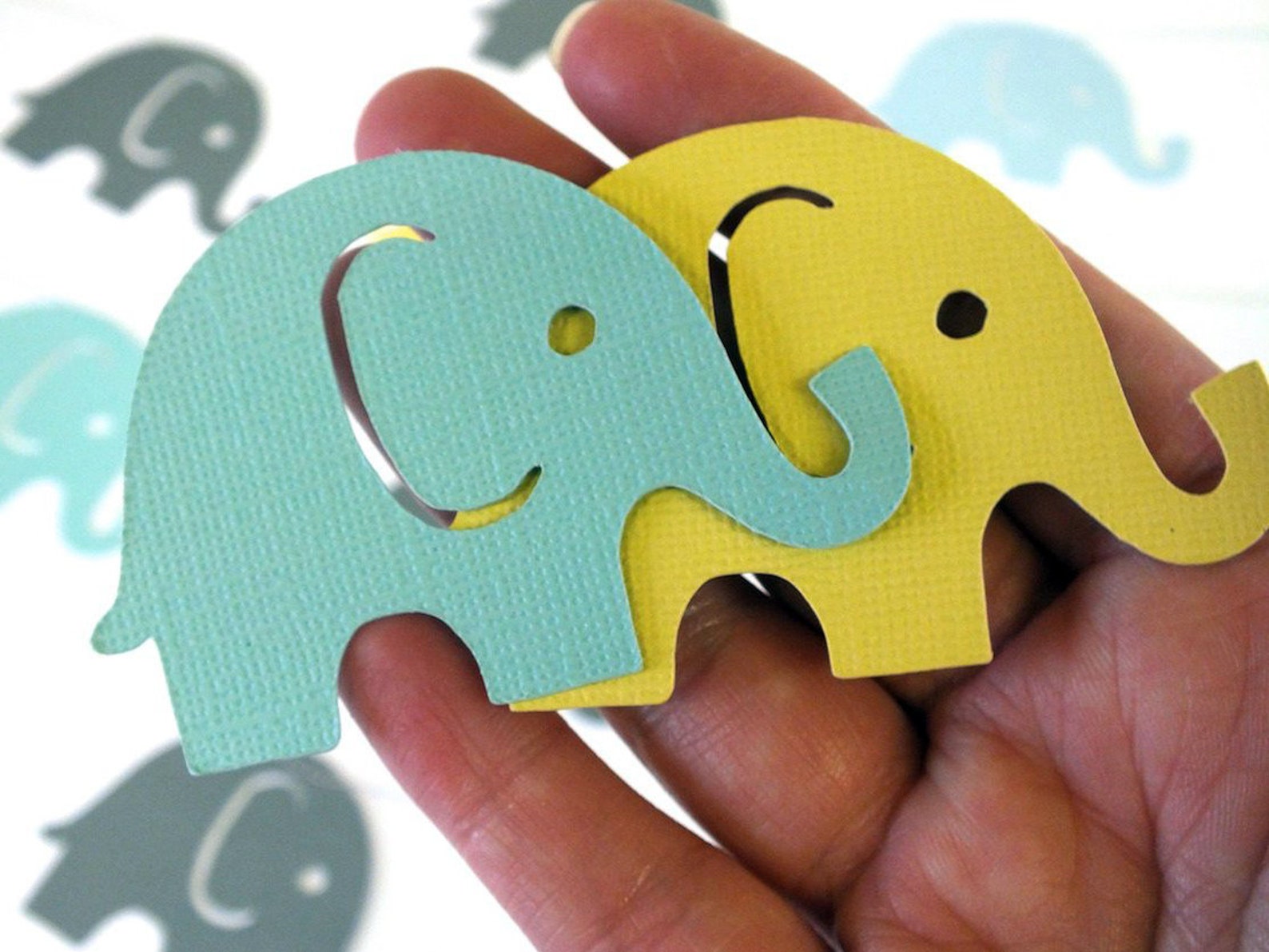 Elephant Garland Elephant Decoration Nursery Decor Birthday Etsy