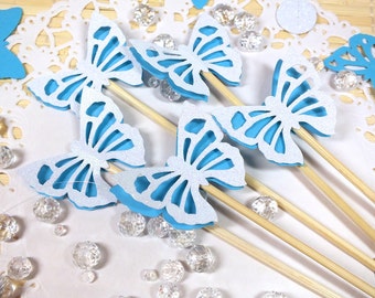 Cinderella Party, Butterfly Picks, Magic Wands, Birthday Decoration