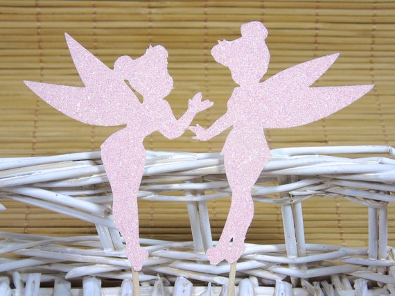 Fairy Cupcake Toppers, Gold and Pink, Gold and Blush, Tinkerbell , Birthday Decor, Pink and Gold Birthday, First Birthday
