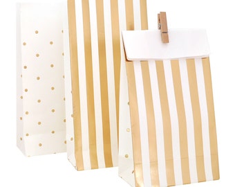 Paski Gold & spoty Treat torba-opakowanie 10