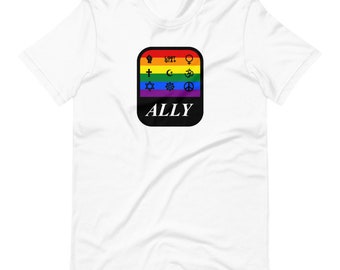 Ally / Pride/ LGBTQIA / LGBTQ / Gay Rights / Trans rights / Queer / Queer Gifts / Pride Shirt / Pride Gifts / Activism / Human Rights