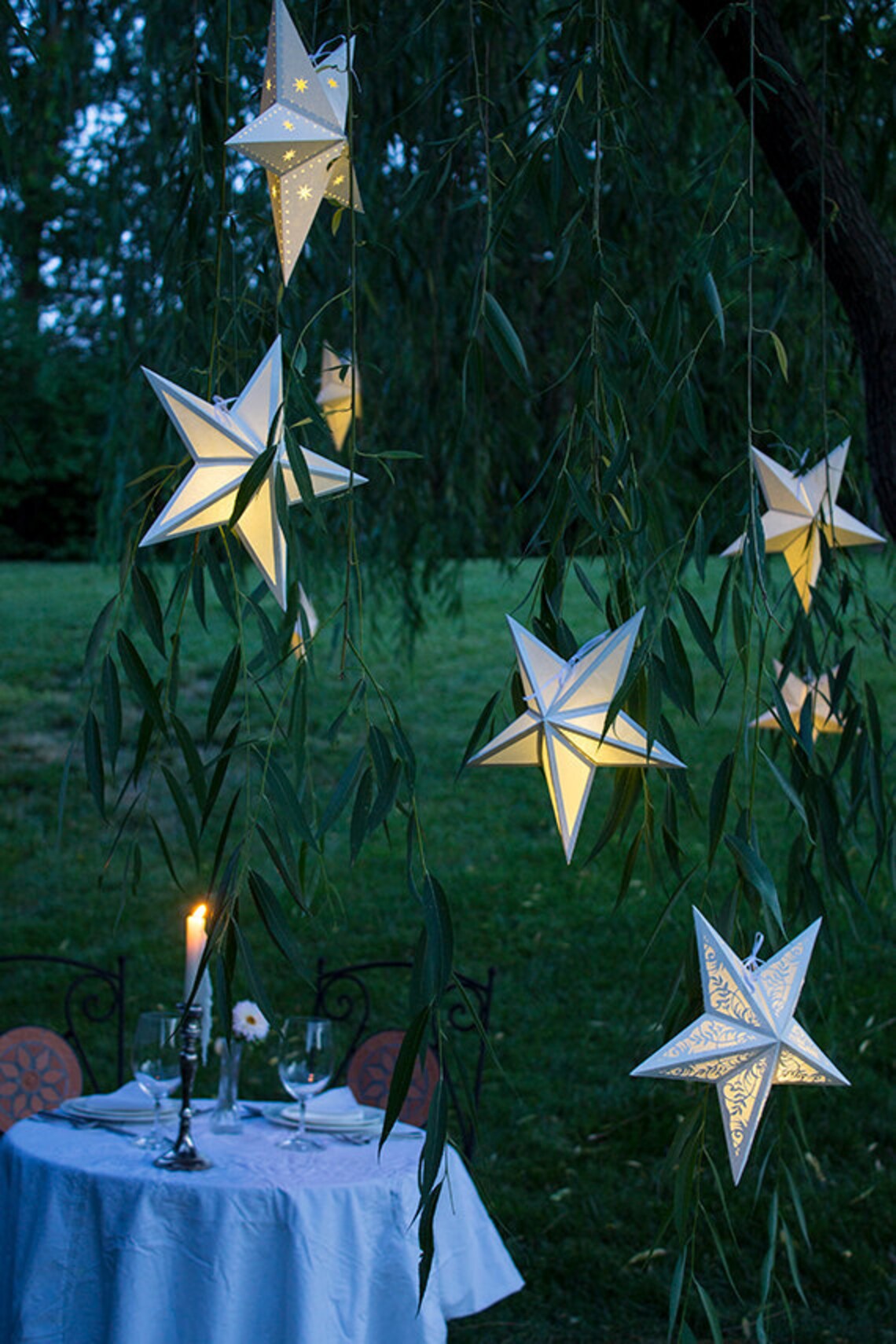 3D Basic Paper Star Lantern SVG CUTTING FILE and Pdf Etsy
