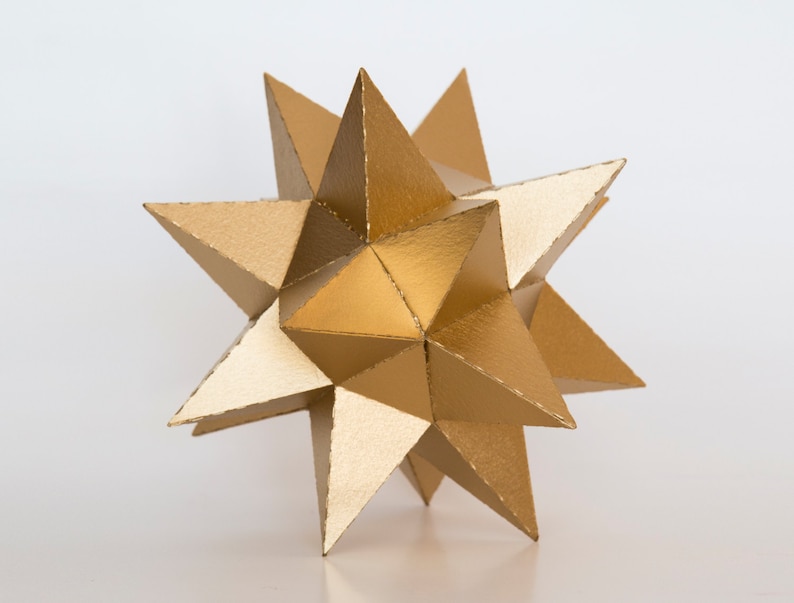 Download 3D Moravian Paper Star Lantern Basic Design SVG CUTTING ...