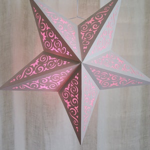 Lanterna stella di carta 3D con ritagli di scorrimento - FILE DI TAGLIO SVG Pdf occasione speciale, luminare, design, modello, modello, decorazione, festa
