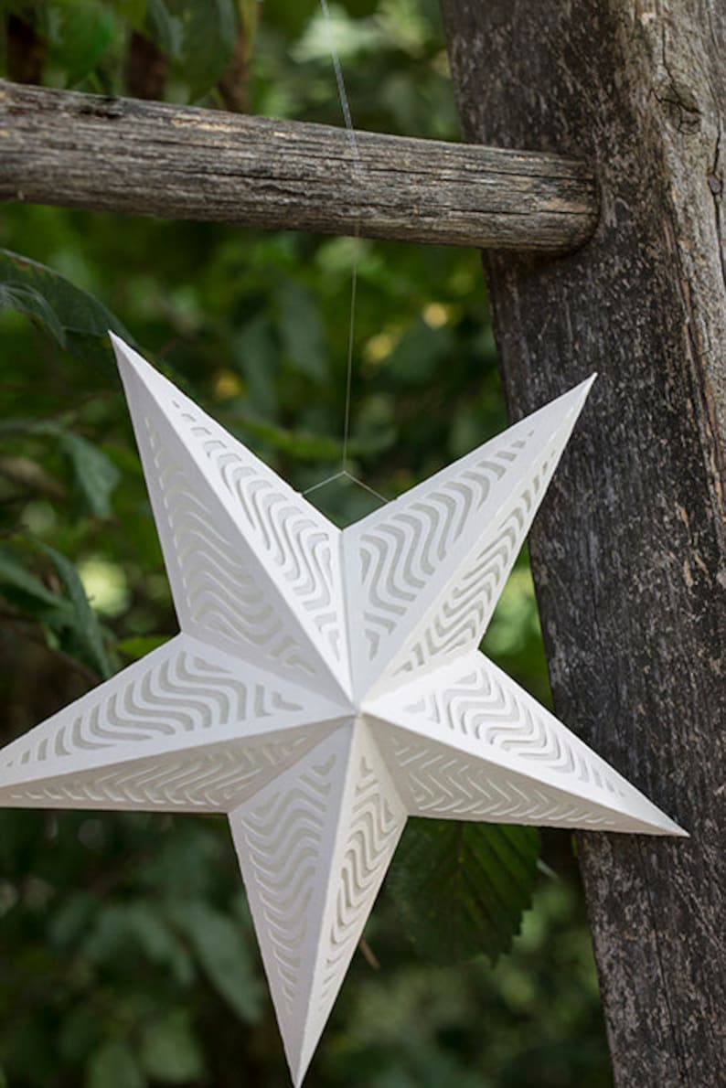 Download 3D Paper Star Lantern with Wavy Cutouts SVG CUTTING FILE ...