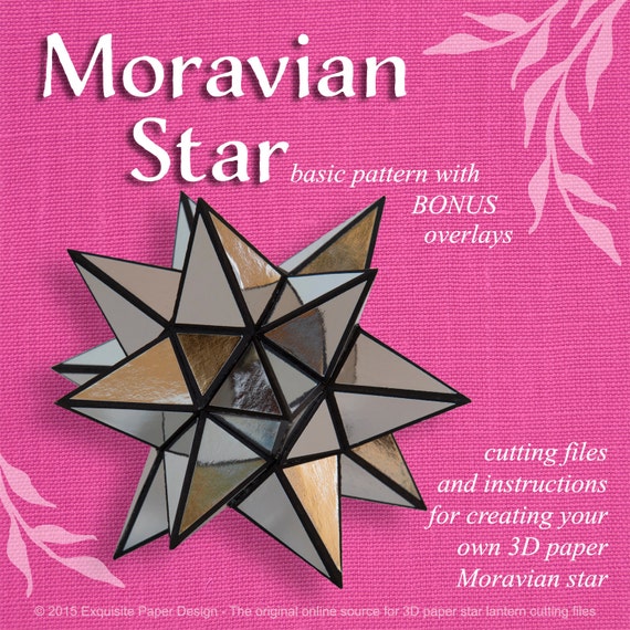 Download 3d Moravian Paper Star Lantern Basic Design Svg Cutting File Etsy