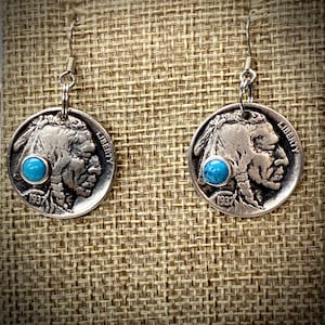 Buffalo Nickel Earrings