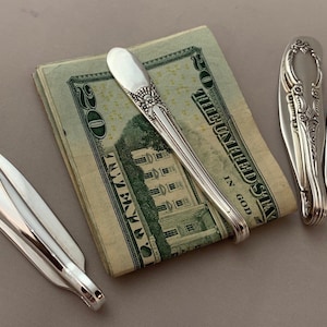 Vintage flatware Money clip