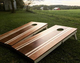 Stained Cornhole boards, corn hole board, Toys and Games, Outdoor Recreation, Lawn Games, bean bag toss, Cornhole board, cornhole