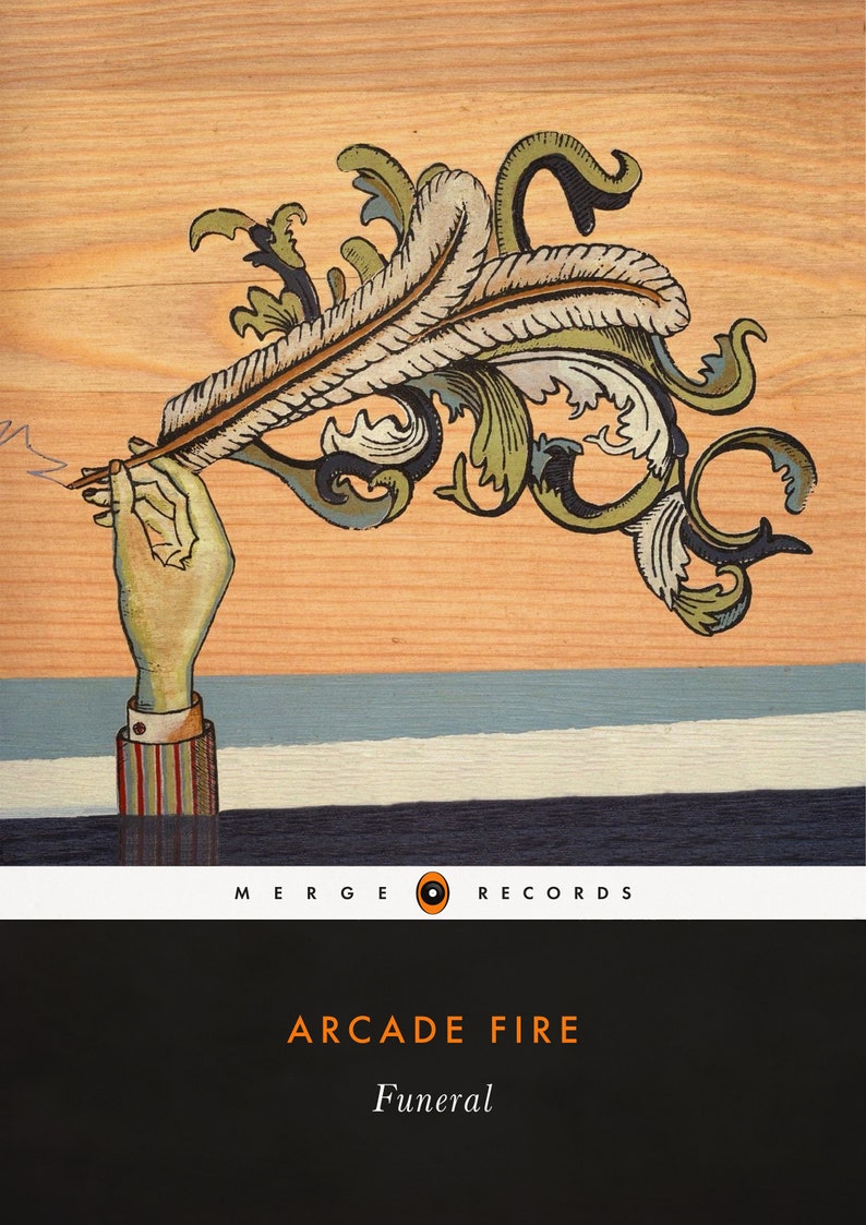 ARCADE FIRE Funeral Album Art Print / Music Poster in Etsy