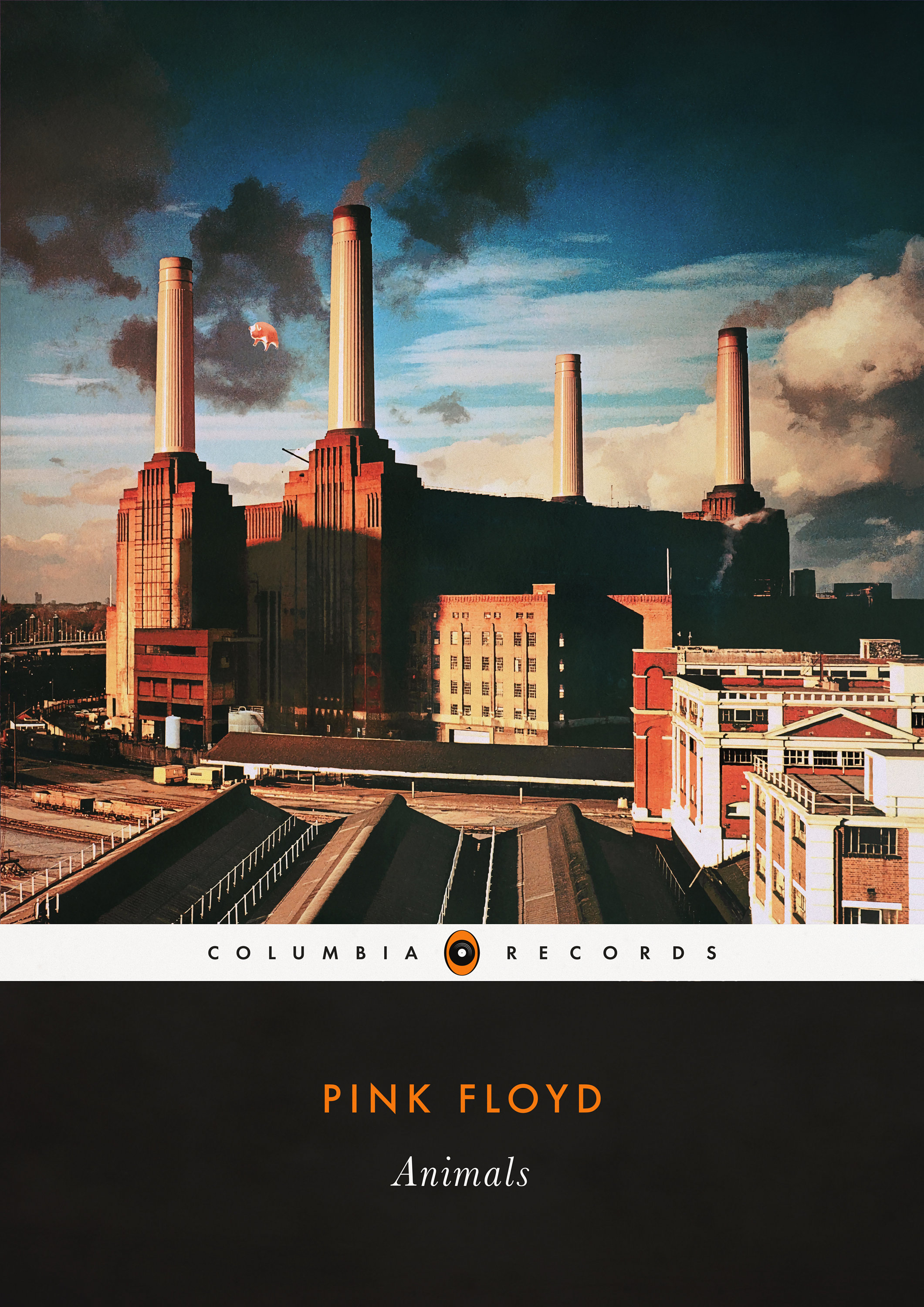 PINK FLOYD Animals Album Art Print / Music Poster in Etsy