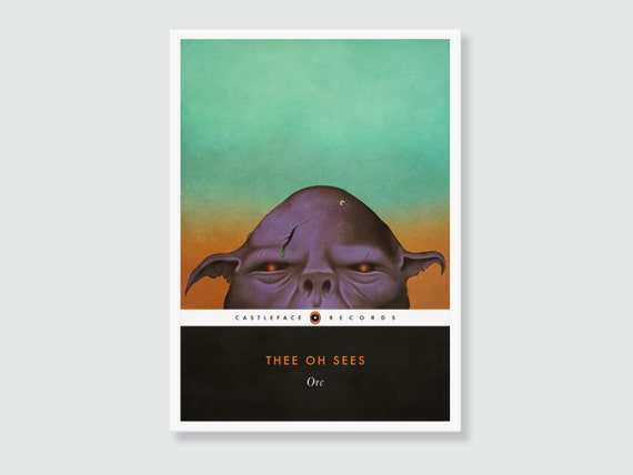 Thee Oh Sees Orc Album Art Print Music Poster In Style Etsy Thee Oh Sees Orc Album Art Print Music Poster In Style Etsy