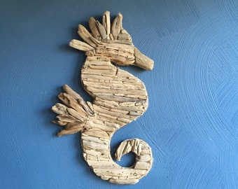 driftwood seahorse etsy